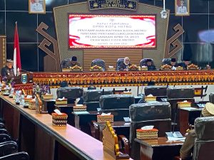 BKAD Kota Metro Dampingi Rapat Paripurna DPRD Penyampaian Raperda Pertanggungjawaban APBD 2025